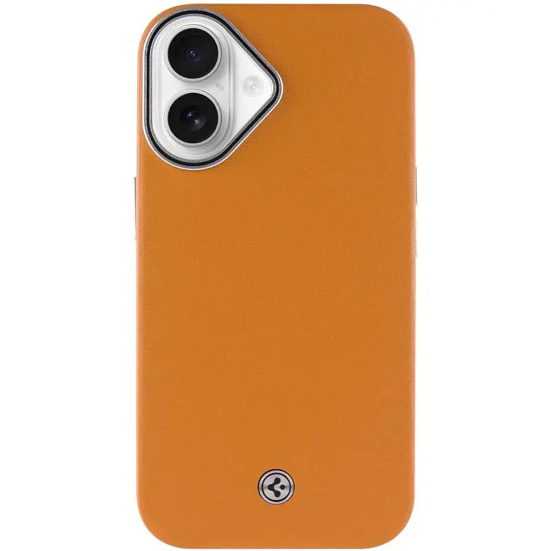 Чохол SGP PC+Leather with MagSafe для Apple iPhone 16 (6.1) Brown - фото 2