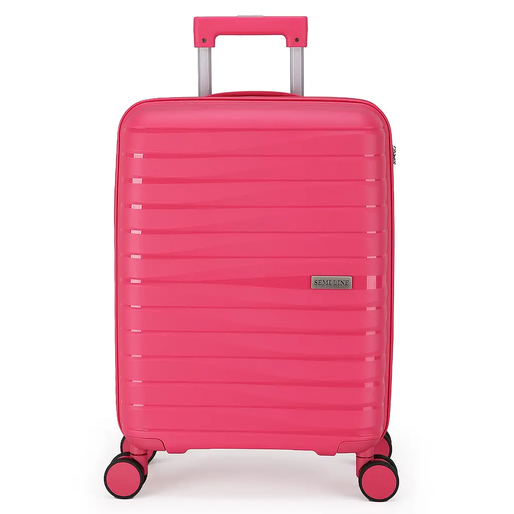 Валіза мала для ручної поклажі Semi Line 20 дюймів (S) дюймів (S) Polypropylene Magenta (T5796-1) - фото 2