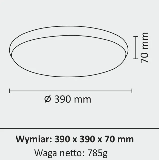 Стельовий світильник Polux 314925 Kern Led 24W 4000K 2600Lm Ip20 - фото 4