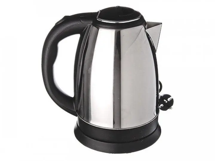 Електрочайник з нержавіючої сталі Rainberg RB-804 Метал 2л 2000 Вт Сріблястий/Чорний - фото 2