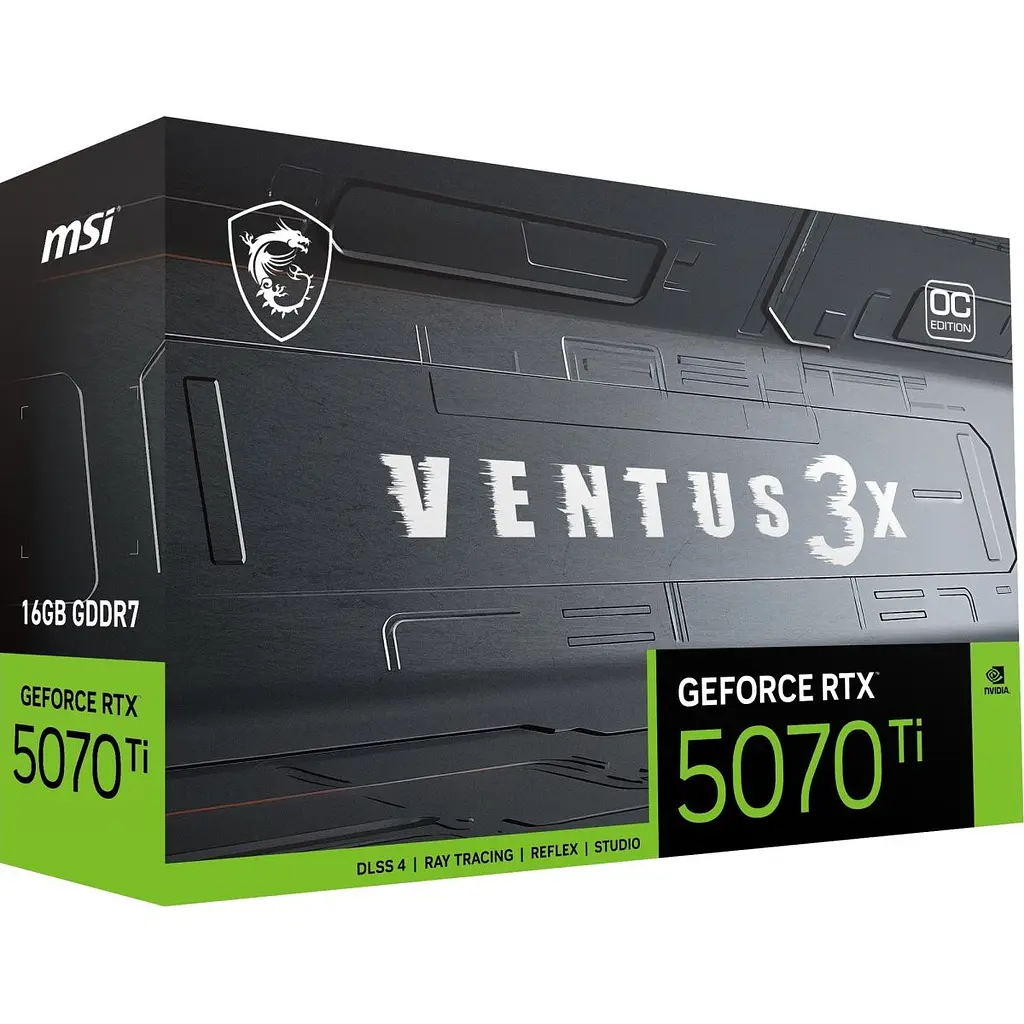 Відеокарта MSI GeForce RTX 5070 Ti 16 ГБ Ventus 3X PZ OC чорна (912-v531-673) EU [174856] - фото 12