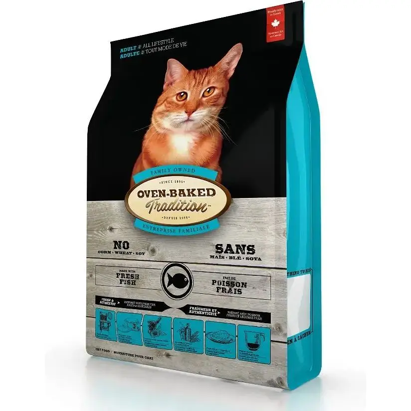 Сухий корм для котів Oven-Baked Tradition, зі свіжого м’яса риби, 4,54 кг - фото 3