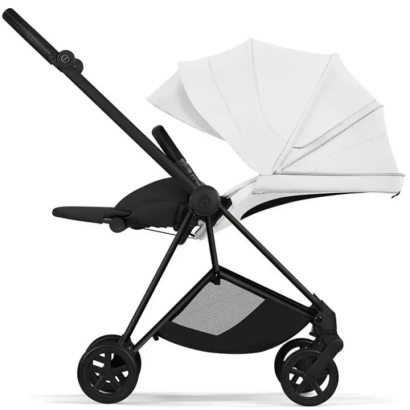 Cybex Mios Style 5.0 коляска 2 в 1 Off White шасі Matt Black - фото 8
