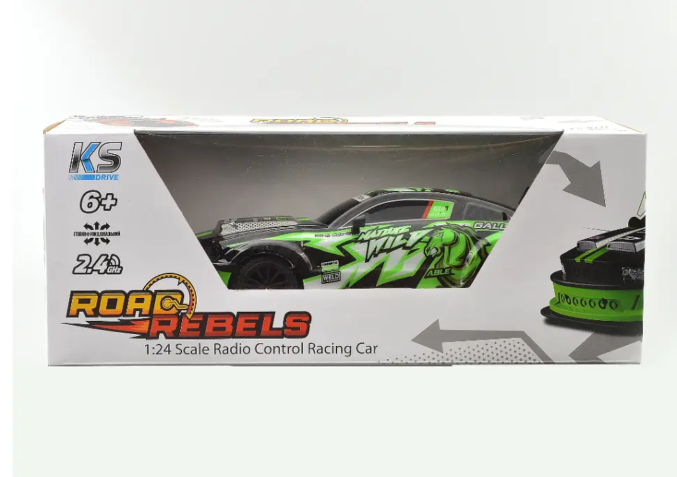 Автомобіль на радіокеруванні ROAD REBELS KS DRIVE 18599OB 1:24, 2.4 ГГц - фото 2