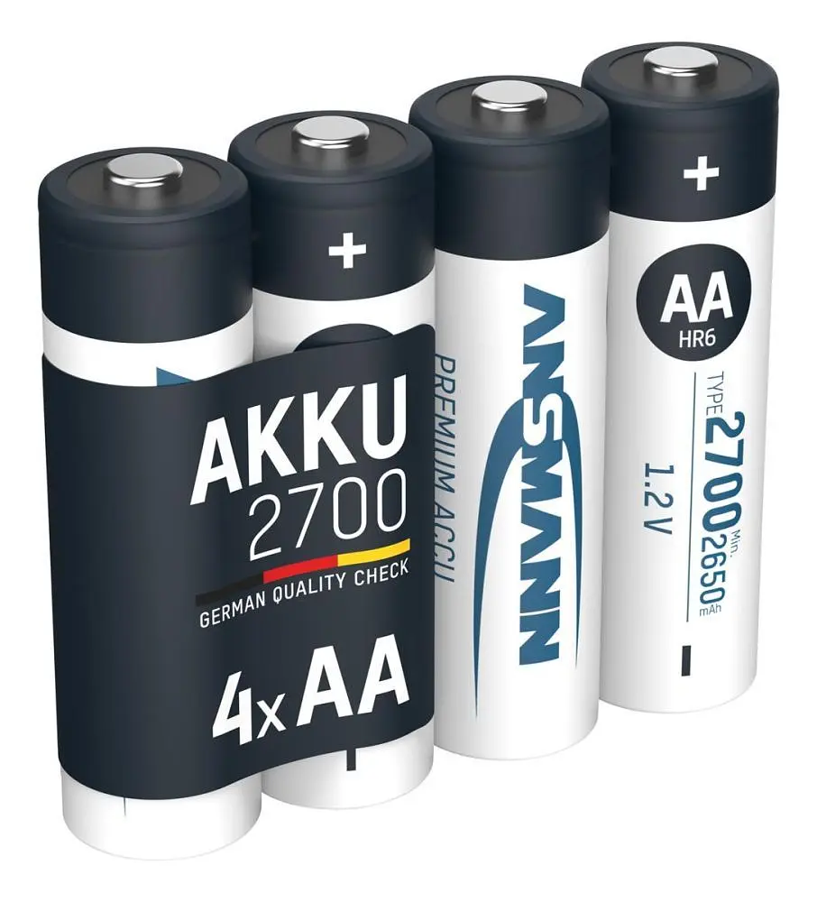 Аккумуляторы Ansmann AA/HR06 NI-MH 2700 mAh BL 4 шт (5030842) - фото 10