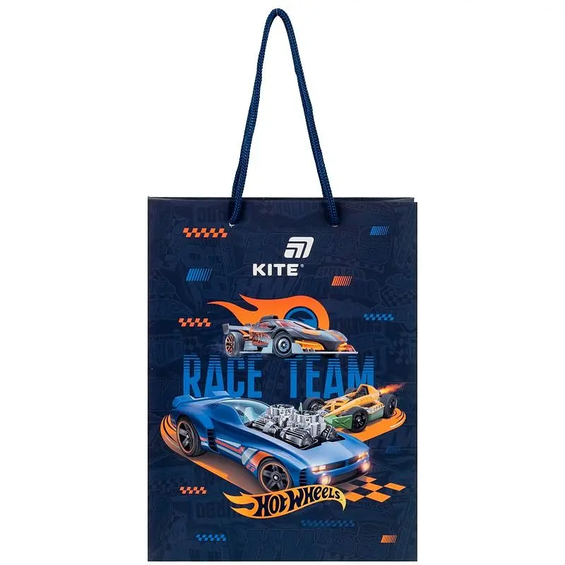Набір подарункових пакетів Kite Hot Wheels 18 х 24 см 5 шт. (HW26-265) - фото 2