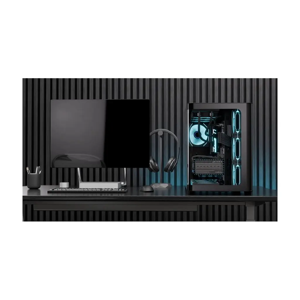 Корпус для ПК AeroCool P500C-G-BK-v1 Black (ACCM-PN01043.11) - фото 7