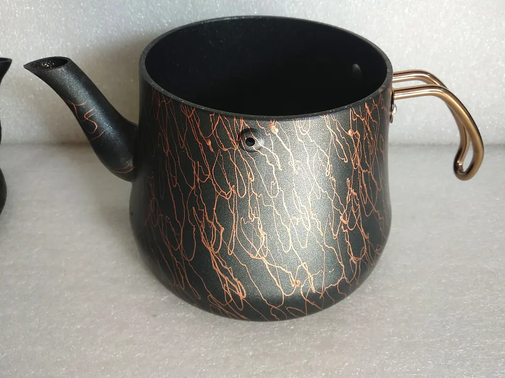 Двоярусний чайник O.M.S. Collection 8204-L Bronze (1,2/2,5 л.) - фото 8