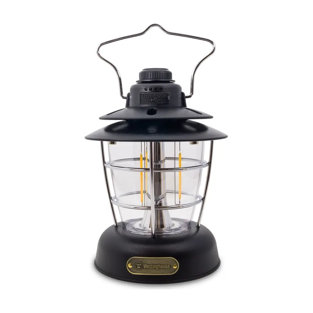 Ліхтар Westinghouse RETRO 6W LED Filament WF241 Type-C з функцією Power Bank Чорний (WF241-CB(Black)) - фото 4