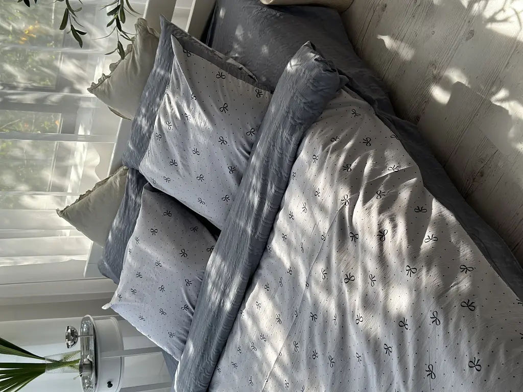 Постільна білизна двоспальне Dushka Home Муслін 41042 180х215 см - фото 5