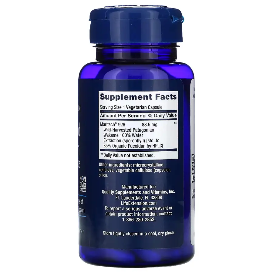 Натуральна добавка Life Extension Optimized Fucoidan, 60 вегакапсул - фото 2