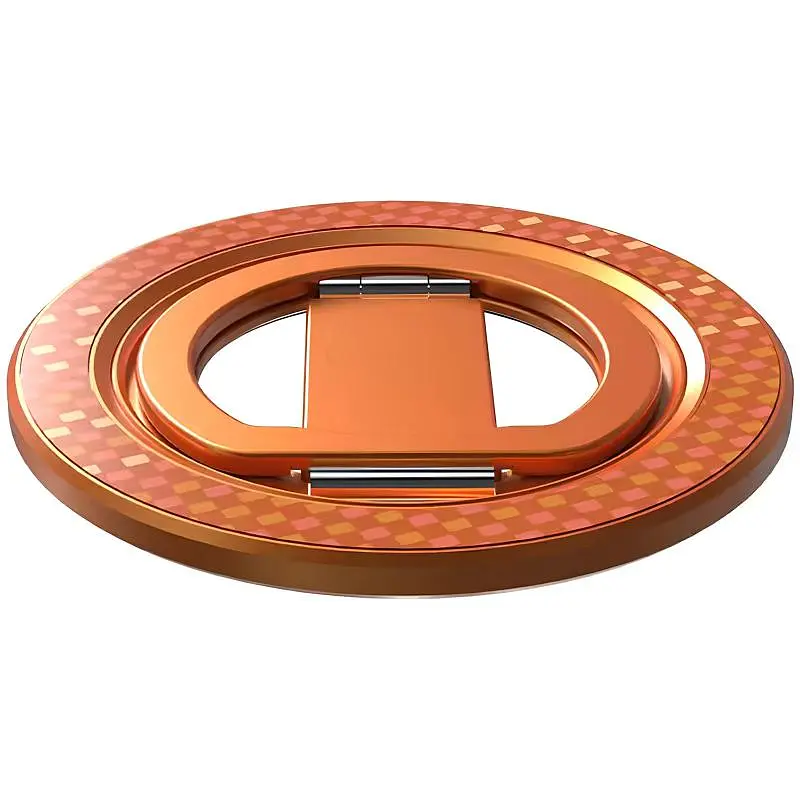 Магнитное кольцо-держатель Epik MagSafe Multi-Stand Orange - фото 4