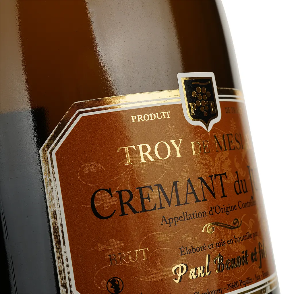Вино игристое Paul Benoit Cremant Du Jura, белое, брют, 11%, 0,75 л - фото 3