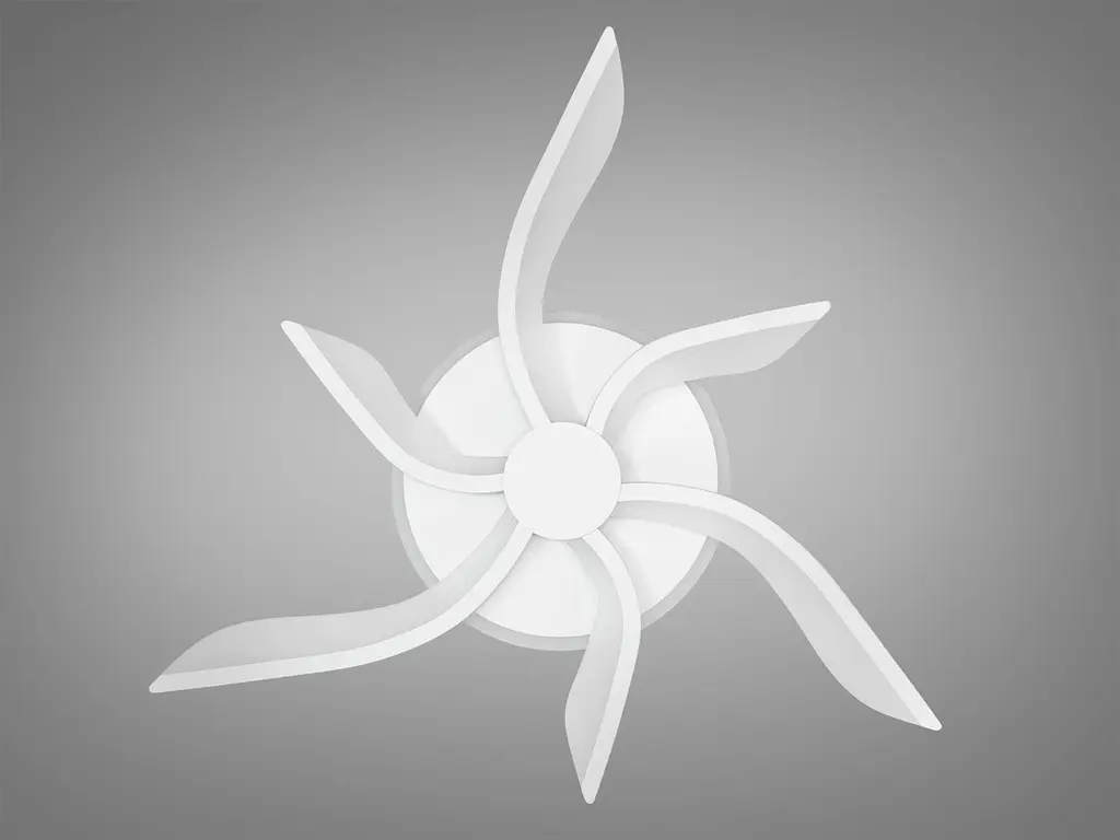Люстра стельова LED Diasha 2480/3+3WH, 55W, 3200K-6500K, білий метал, сучасний стиль для дому - фото 4