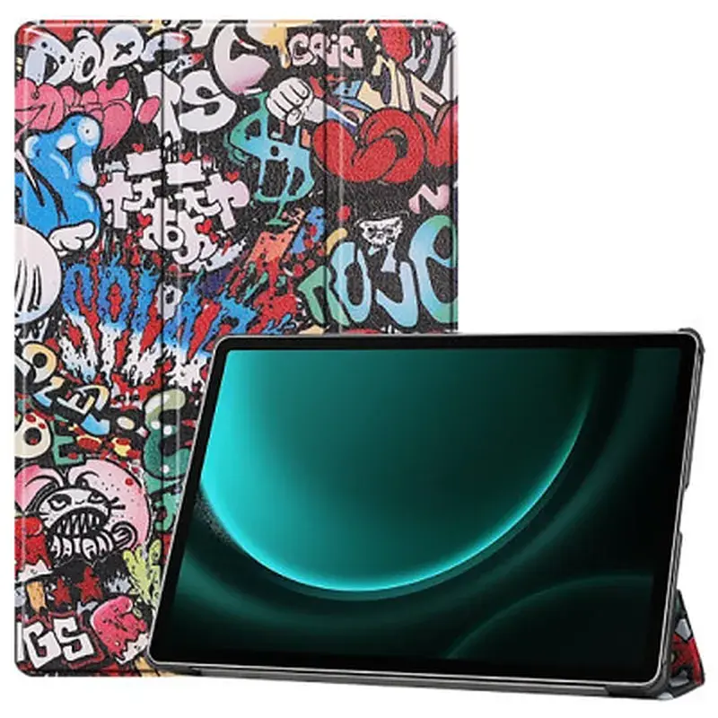 Чохол до планшета BeCover Smart Case Samsung Tab S9 Plus (SM-X810/SM-X816)/S9 FE Plus (SM-X610/SM-X616) 12.4" Graffiti (710377) - фото 2