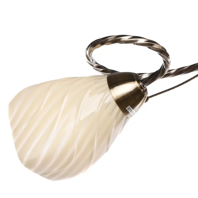 Люстра потолочная Brille классическая E27 60W BZ (LK-271C/4) - фото 4