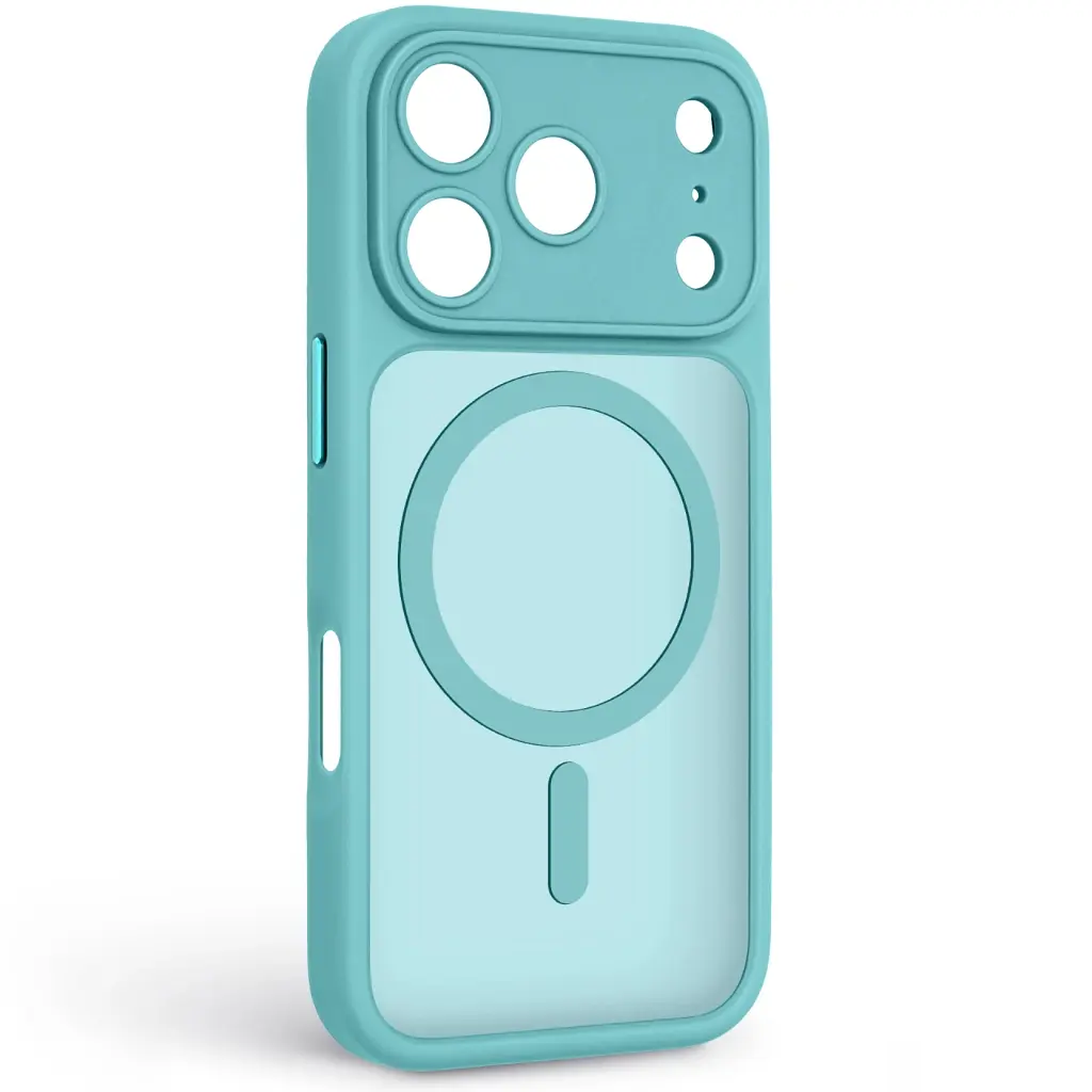 Чохол до мобільного телефона Armorstandart Lush MagCase Apple iPhone 17 Pro Turquoise (ARM87496) - фото 2