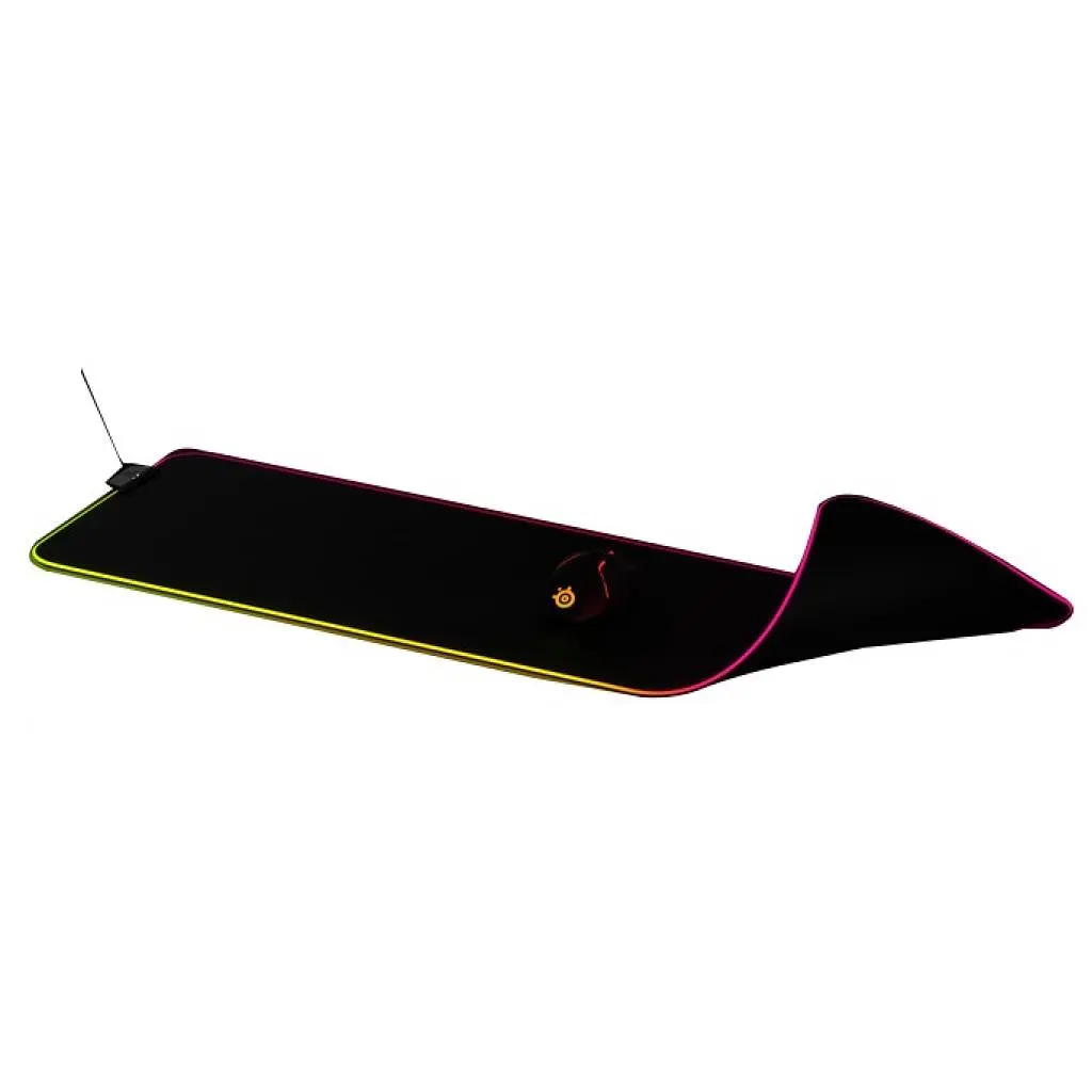 Ігрова поверхня SteelSeries QcK Prism RGB Cloth XL Black (63826) - фото 4