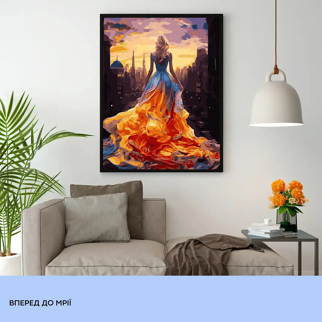 Набор росписи по номерам "Вперед к мечте" 40*50 см, IDEA2-GX47384, ТМ "99IDEAS" - фото 3