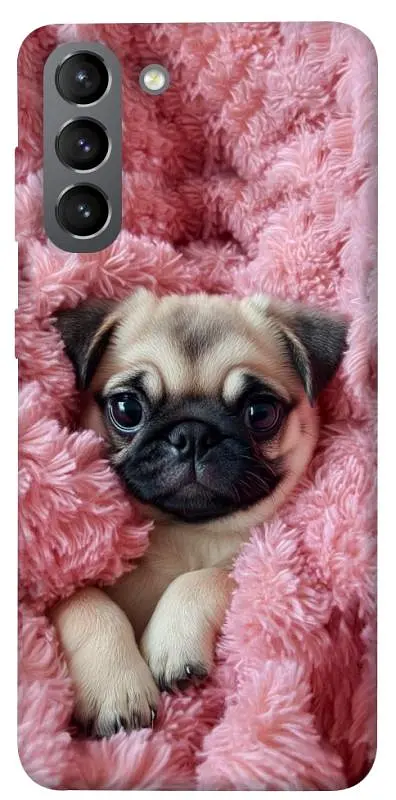 TPU чохол Demsky Мопс у ніжностях для Samsung Galaxy S21