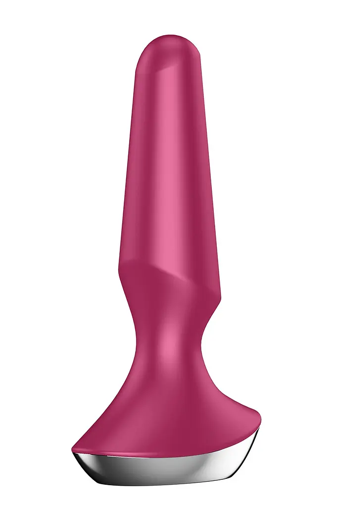 Анальная смарт-пробка Satisfyer Plug-ilicious 2, 14х3 см, малиновая - фото 3