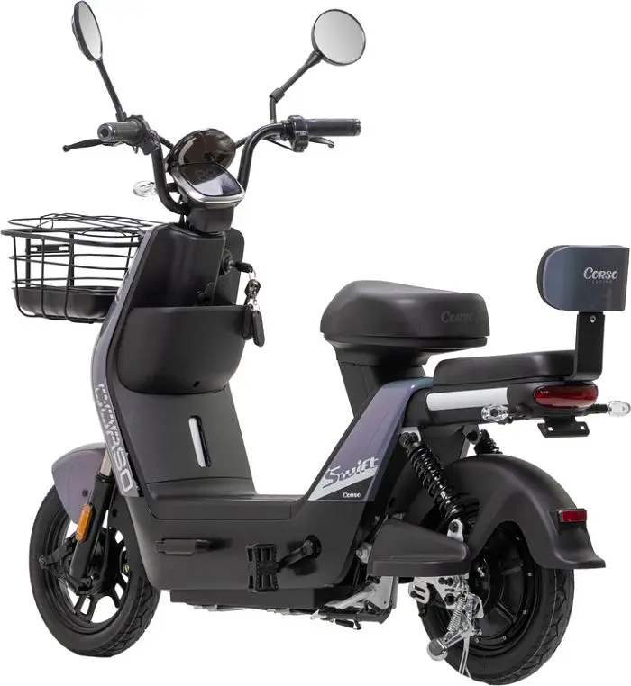 Электроскутер Двухместный Corso Swift SW (500W/60V/20Ah) Фиолетовый - фото 12