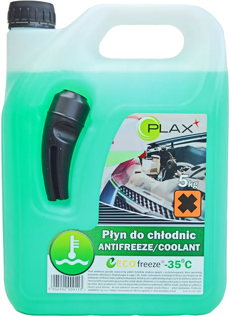 Антифриз Plax зелений -35 °С 5 кг (Польща) - фото 2