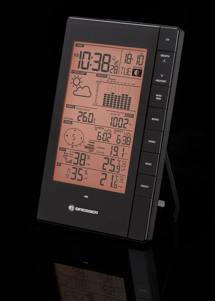 Метеостанція Bresser Weather Center 5-in-1 PC-connect (7002571) - фото 4