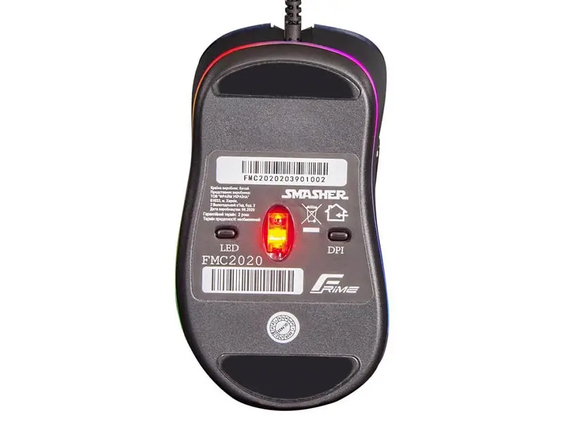 Миша Frime Smasher Black USB (FMC2020) - фото 6