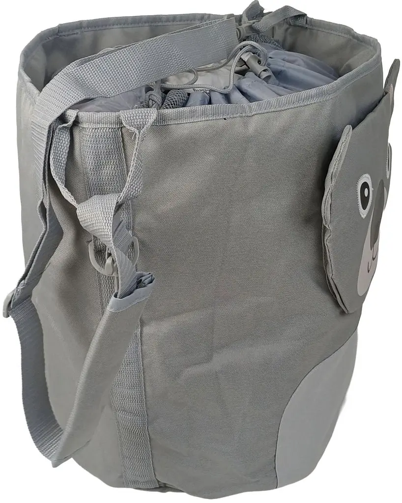 Сумка дитяча для іграшок 35L Live in Style LS, циліндр, сірий - фото 4