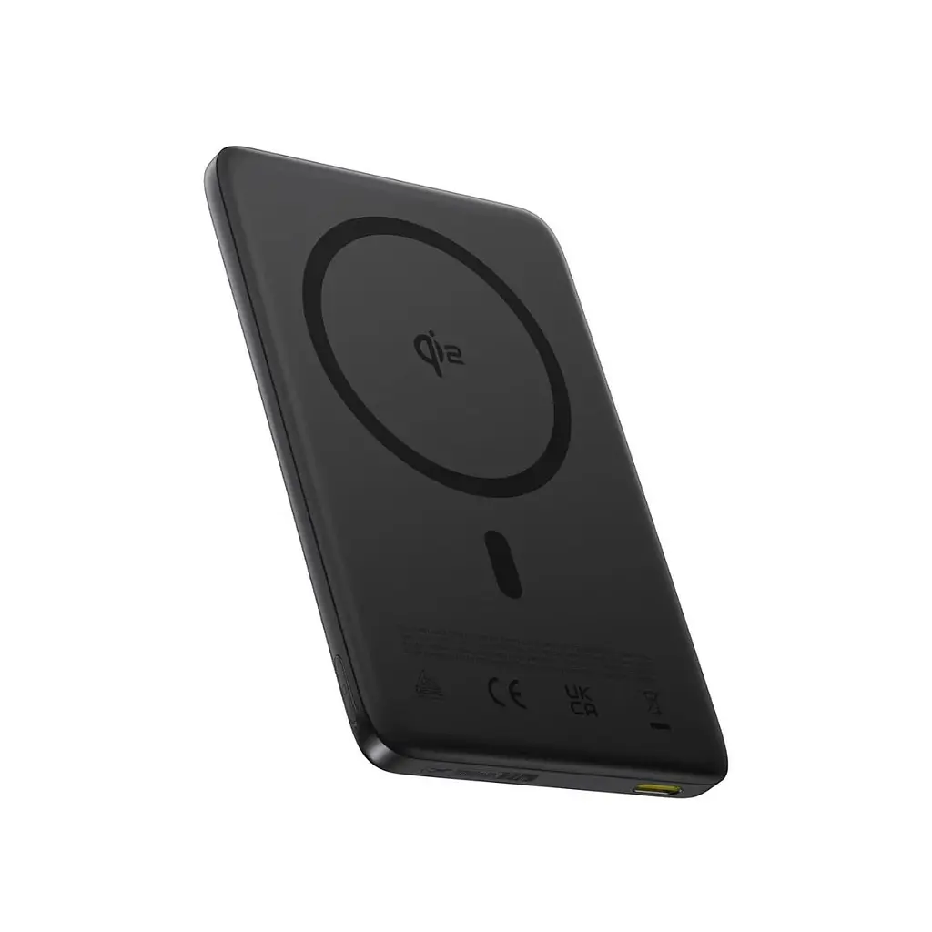 Зовнішній акумулятор Baseus PicoGo AM41 Ultra-Slim Qi2 Magnetic Power Bank 10000 mAh 27W - бездротове зарядне чорне