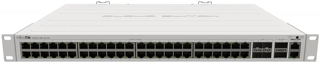 Комутатор керувань рівня 3 Mikrotik CRS354-48G-4S+2Q+RM