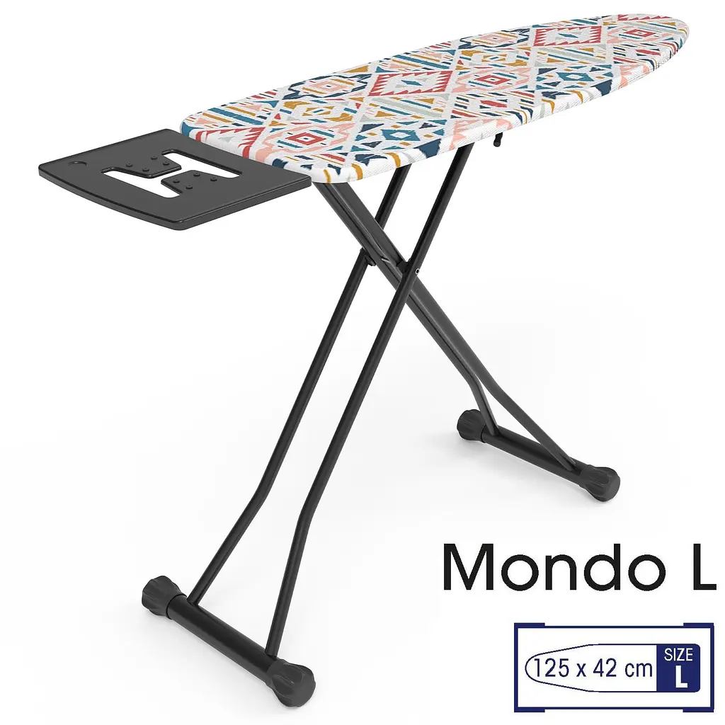 Дошка для прасування Casa Si Mondo L 125x42 Grey/Kaleidoscope (CS93570L342) - фото 3