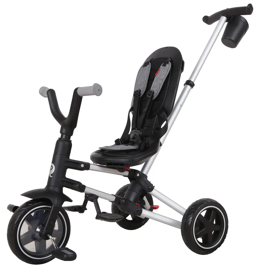 Дитячий складний триколісний велосипед Qplay Nova Eva сірий (S700-2Grey) - фото 3