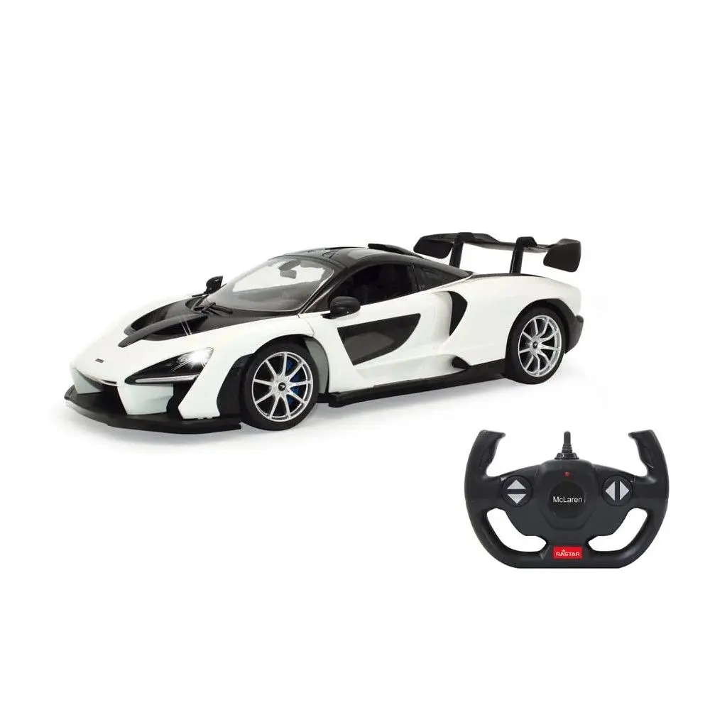 Машинка McLaren Senna белая RASTAR модель 1:14 Автомобиль на дистанционном управлении + пульт 2,4 ГГц - фото 6