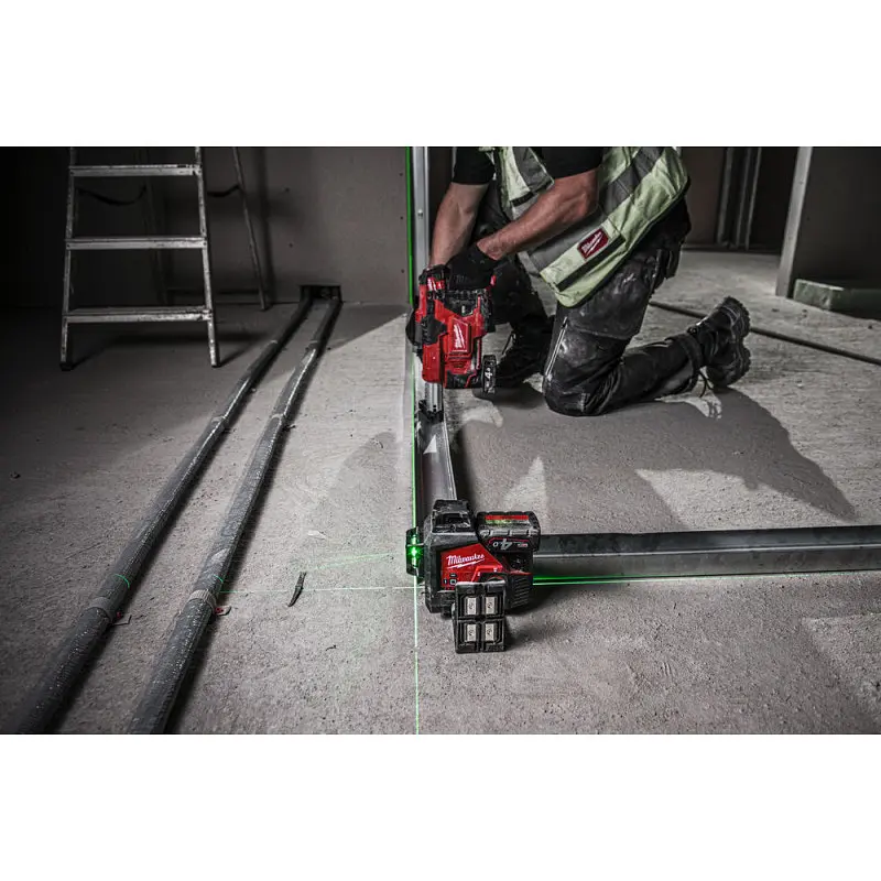 Нівелір лазерний 3D акумуляторний MILWAUKEE, M12 3PLKIT-401P (360 градусів, зелений промінь) (заміна на 4933499379) - фото 10