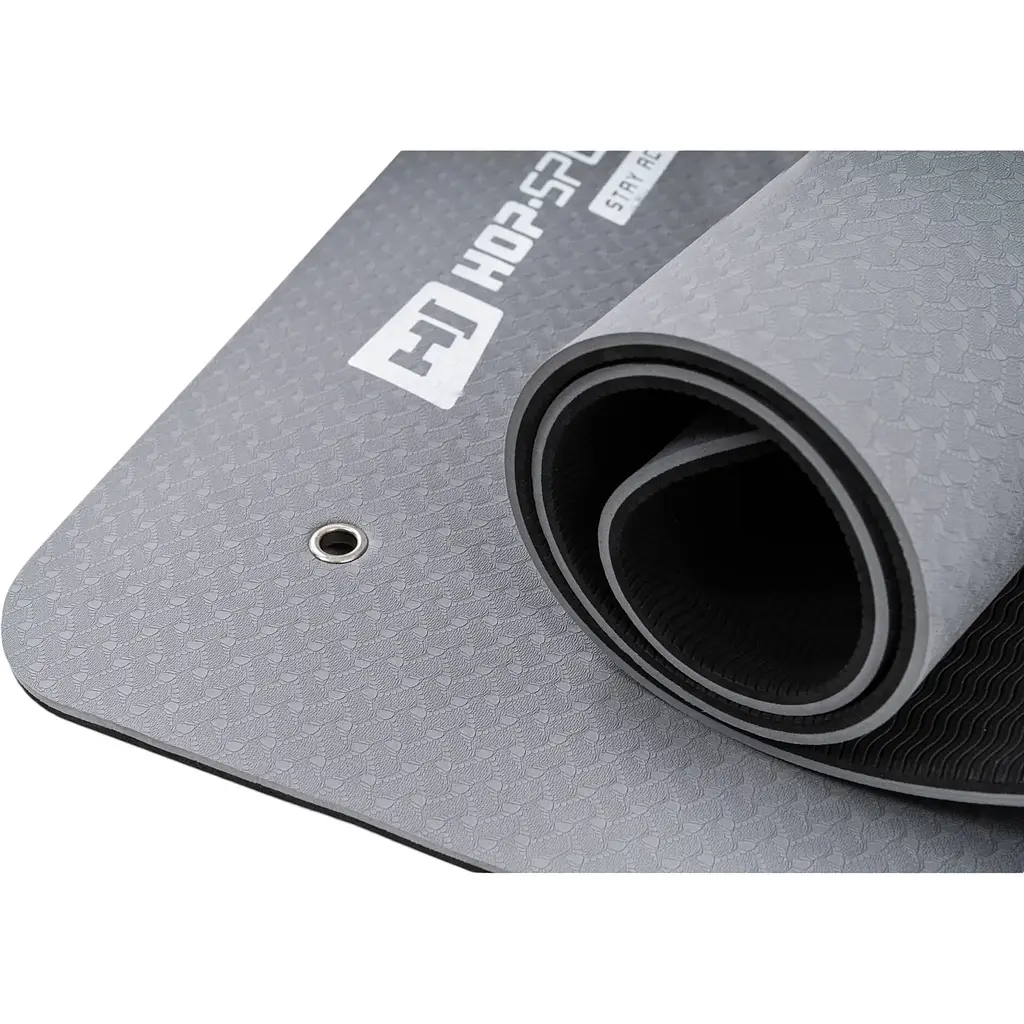 Коврик с отверстиями Hop-Sport TPE HS-T008GM 0.8 см серый - фото 4