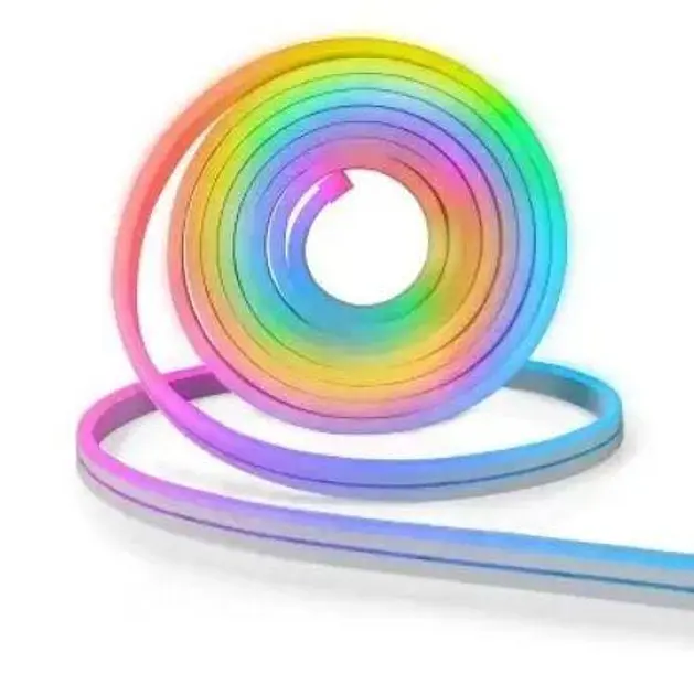 Стрічка неонова силіконова LED Neon з блоком живлення 5M 12 Вт-220 Вт Різнокольорова - фото 3