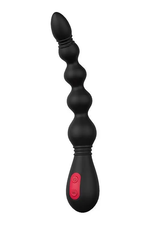 Вібростимулятор Cheeky Love Anal Flexi Beads 21 см (чорний) - фото 5