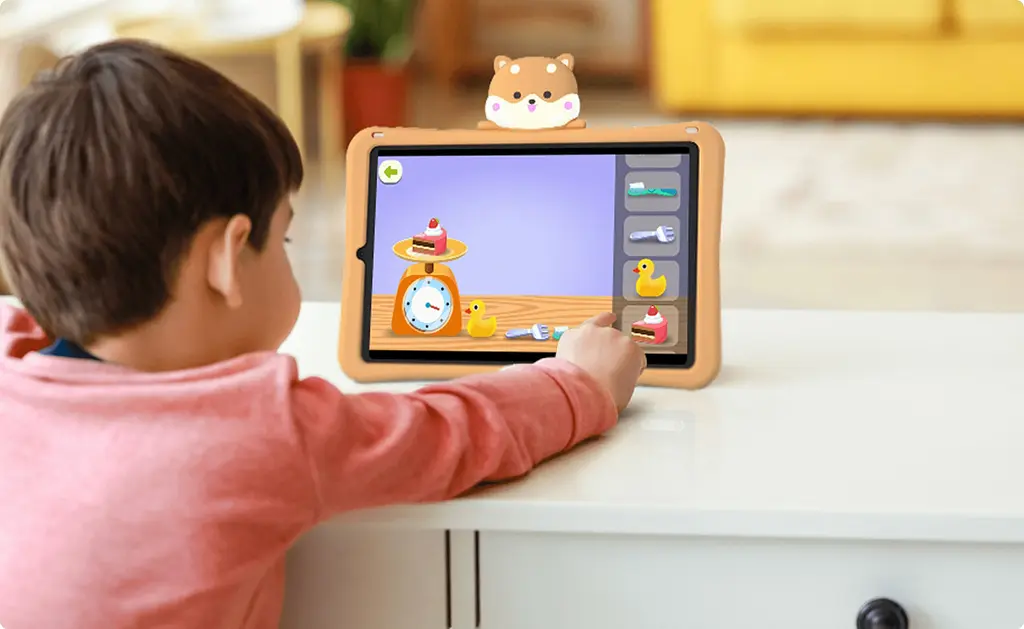 Планшет Doogee T20 mini Kids 8.4" 4ГБ, 128ГБ, LTE, 5060мА, Android, жовтий - фото 2
