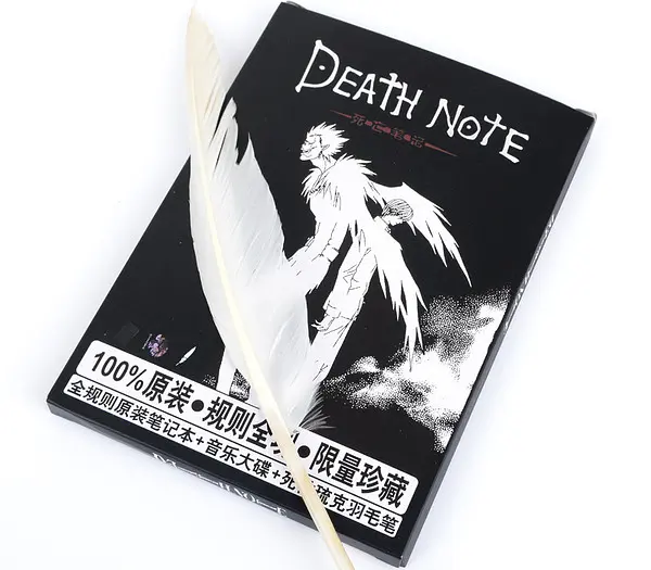 Зошит Смерті death note блокнот аніме-книжка в наборі з ручкою пером для косплею манги - фото 6