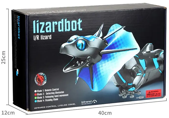 Плащоносна ящірка Lizardbot на радіокеруванні з режимом слідування за рукою - фото 7