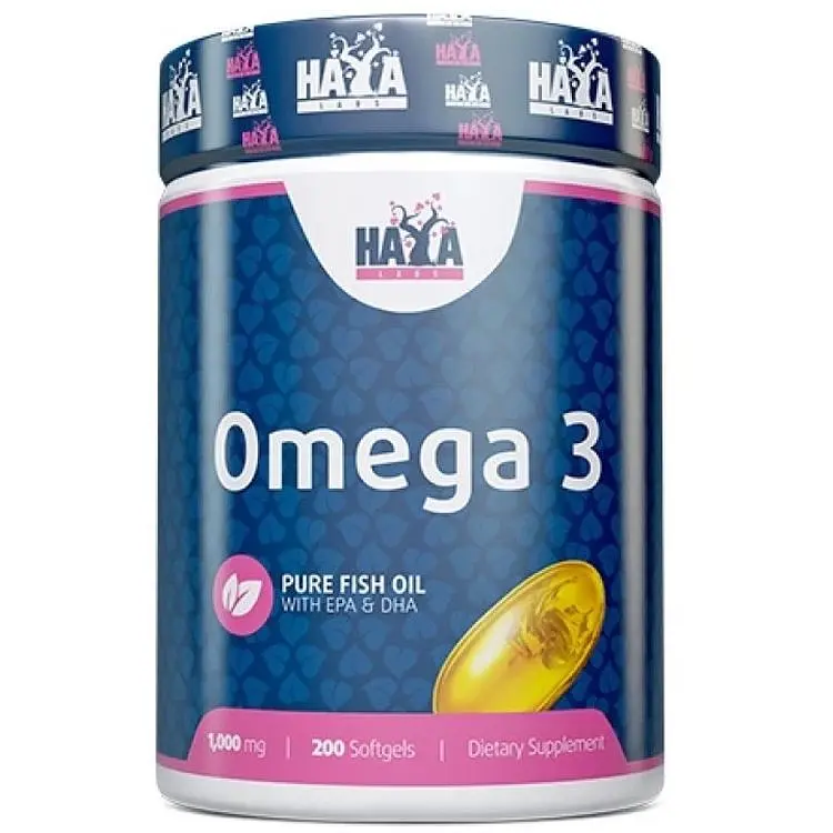 Омега-3 Haya Labs Omega 3 1000 мг 200 гель капсул - фото 1