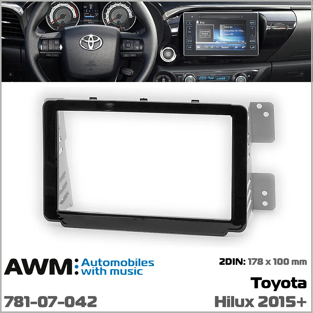 Переходная рамка Toyota Hilux AWM 781-07-042 - фото 2