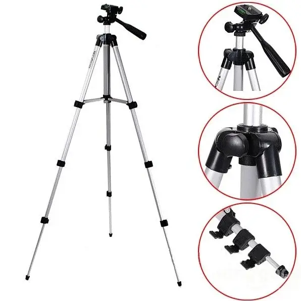Штатив TRIPOD 3110 для камери, телефону, трипод, тринога - фото 3