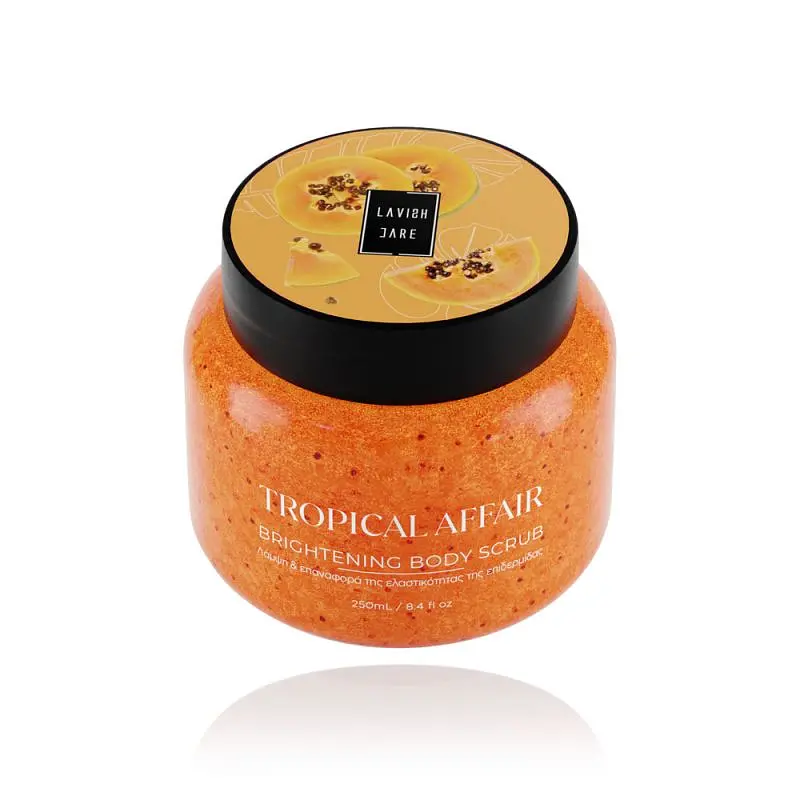 Скраб для тіла для зволоження та омолодження LAVISH CARE BODY SCRUBS - TROPICAL AFFAIR з ароматом папайї, 250 мл - фото 2