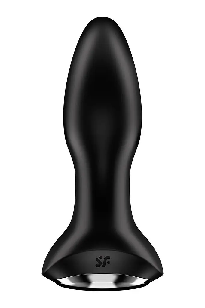 Анальна смарт вібропробка із перлинним масажем Satisfyer Rotator Plug 2+, Чорний - фото 4