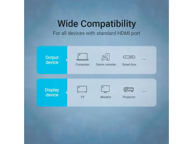 Кабель Vention HDMI to HDMI v2.0 2m Black (AARBH) - фото 6