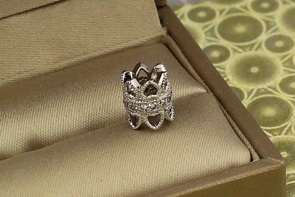 Кулон шарм Xuping Jewelry парканчик 8 мм сріблястий - фото 3