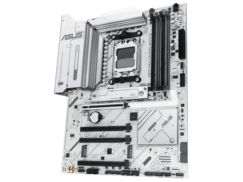 Материнская плата Asus X870 MAX GAMING WIFI7 W White - фото 2